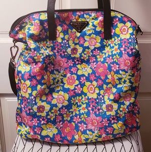 prada floral tote